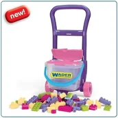 Klocki - Wader Wózek z klockami 10973 - miniaturka - grafika 1