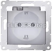 Gniazdka elektryczne - Kontakt Simon DGSZ1BZ.01/11A Gniazdo Schuko do wersji IP44 z przeslonami z uszcz - miniaturka - grafika 1