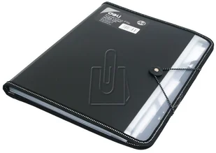 Deli Teczka harmonijkowa W38965 z notatnikiem niebieska - Teczki i skoroszyty - miniaturka - grafika 3