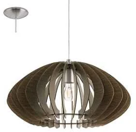 Eglo COSSANO 2 95261 50 CM LAMPA WISZĄCA DREWNO - Lampy sufitowe - miniaturka - grafika 2