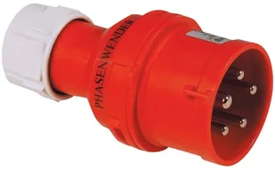 PCE Wtyczka siłowa odbiornikowa przenośna zwrotnica faz 16A 400V 3P+Z+N - Kostki, złączki, wtyczki - miniaturka - grafika 2