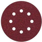 Materiały ścierne - Wolfcraft Papier ścierny ekscentryczny z rzepem perforowane wielkość ziarna 40 125 mm 2069000 5 szt - miniaturka - grafika 1