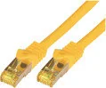 Kable miedziane - Mcab Patchcord, Cat7, S-FTP, PIMF, LSZH, 2m, żółty 3754 - miniaturka - grafika 1