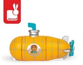 Klocki - Janod , Łódź podwodna, drewniana, magnetyczna - miniaturka - grafika 1