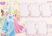 Szkolne artykuły papiernicze - Beniamin Plan lekcji z magnesem Princess - miniaturka - grafika 1
