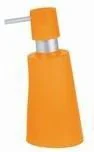 Mydelniczki i dozowniki mydła - Spirella MOVE frosty Dozownik mydła orange 1010473 - miniaturka - grafika 1