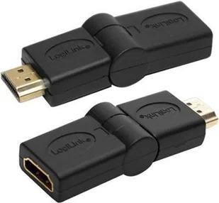 Logilink Adapter kątowy HDMI typ A męski do żeński AH0011 - Adaptery i przejściówki - miniaturka - grafika 2