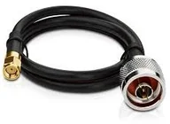 Kable - Tp-Link Kabel N RP-SMA 0.5m Czarny TL-ANT200PT - miniaturka - grafika 1