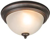 Lampy sufitowe - QAZQA Klasyczna lampa sufitowa brązowy opal - Classico - miniaturka - grafika 1