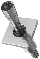 Akcesoria do armatury i ceramiki - Kohlman rozeta nawannowa z wężem QW007W QW007W - miniaturka - grafika 1