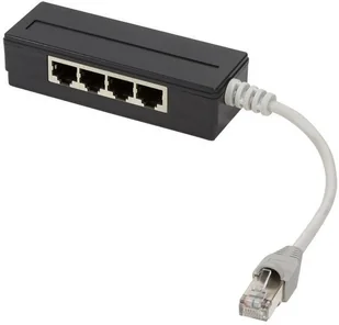 Logilink Splitter ekranowany, 5xRJ45, kabel 15cm MP0032 - Adaptery i przejściówki - miniaturka - grafika 4