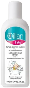 Oillan Baby Płyn do mycia i kąpieli 2w1 400ml - Kosmetyki kąpielowe dla dzieci - miniaturka - grafika 3