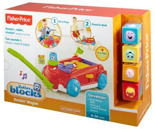 Fisher Price Ruchome klocki, Przyczepka CFM97 - Klocki - miniaturka - grafika 4