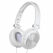 Słuchawki - Vivanco DJ 20 słuchawki stereo Black (składany, przewód o długości 1,80 m) biały 4008928365214 - miniaturka - grafika 1