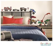 Naklejki na ścianę - RoomMates Naklejki wielokrotnego użytku Terenówki SPD0004SCS - miniaturka - grafika 1