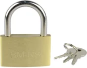 Kłódki - Brueder Mannesmann Kłódka mosiężna 413-40 38 mm 3 klucze - miniaturka - grafika 1