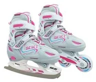 Łyżwy - Sulov Lyżwy 2v1 Ikki Girl vel M 35-38 białe/Różowe - miniaturka - grafika 1