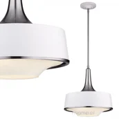 Lampy sufitowe - Elstead Lighting LAMPA wisząca FE/HOLLOWAY/4P W FEISS metalowa OPRAWA Zwis stal Biały - miniaturka - grafika 1