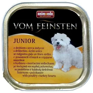 Animonda vom Feinsten Junior Drób i Serca Indyka 150gx 24 szt - Mokra karma dla psów - miniaturka - grafika 4