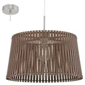 Eglo SENDERO 96199 LAMPA WISZĄCA DREWNO 45 CM - Lampy sufitowe - miniaturka - grafika 2