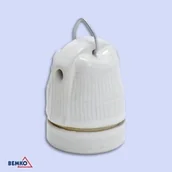 Oprawy, klosze i abażury - Bemko Oprawa CERAMICZNA E27 Z UCHWYTEM E15-E27-EF510C - miniaturka - grafika 1
