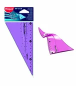 Linijki, ekierki - Maped Ekierka TWISTN FLEX 15 cm torebka zawieszkowa - CORE531 NB-6152 - miniaturka - grafika 1