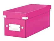 Pudełka i akcesoria na płyty CD - Esselte Pudło LEITZ C&S na CD WOW różowe ES580-8 - miniaturka - grafika 1