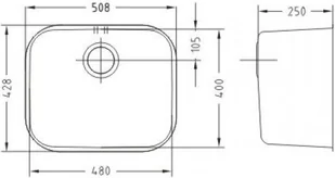 Alveus VARIANT 10-FS stal SATYNA 1090271 - Zlewozmywaki - miniaturka - grafika 3