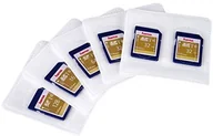 Pudełka i akcesoria na płyty CD - Hama samoprzylepne etui do kart SD, 5er-Pack 00095950 - miniaturka - grafika 1