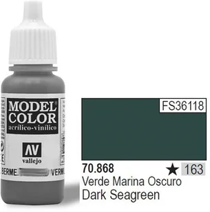 Vallejo Dark Seagreen MC163 70868 - Akcesoria i części modelarskie - miniaturka - grafika 2