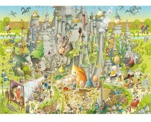 Heye 1000 EL. Funky ZOO 481385 - Puzzle - miniaturka - grafika 2