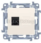 Gniazdka elektryczne - Kontakt Simon Gniazdo komputerowe pojedyncze RJ45 kategoria 6 ekranowane (moduł) - miniaturka - grafika 1