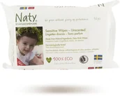 Chusteczki nawilżane - Naty Chusteczki nawilżające, ekologiczne Sensitiv 56szt. - z ekstraktem z rumianku - miniaturka - grafika 1
