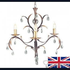 Elstead Lighting Lily LL3 3 LL3 ANT BRZ - Lampy sufitowe - miniaturka - grafika 2