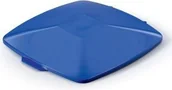 Akcesoria gastronomiczne - Durable DURABIN LID 40 SQUARE pokrywa do pojemnika 40 l, prostokątna, niebieska - miniaturka - grafika 1