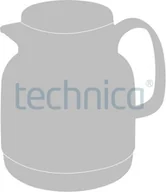 Wyposażenie lokali gastronomicznych - Helios Termos z tworzywa, z pokrywką 1,3 l, czarny | , Mondo Push HELIOS-3145-002 - miniaturka - grafika 1