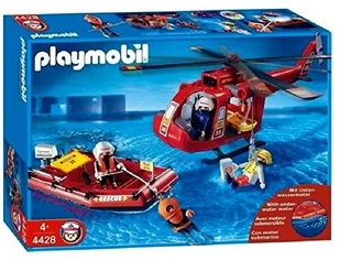 Playmobil PLAYMOBIL 4428 HELIKOPTER RATOWNICZY Z PONTONEM - Klocki - miniaturka - grafika 5