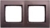 Klawisze i ramki - Kontakt Simon SIMON Ramka 2-krotna brąz mat DRK2/46 SIMON54 - miniaturka - grafika 1