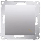 Wyłączniki światła i elektryczne - LEDart schodowy srebrny DW6.01/43 Kontakt Simon54 - miniaturka - grafika 1