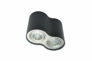 Zuma Line Rondoo Lampa sufitowa 2-punktowa 50407-BK - Lampy sufitowe - miniaturka - grafika 3