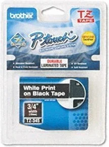 Brother Taśma 18mm WHITE ON BLACK - Akcesoria do kas i terminali - miniaturka - grafika 3