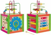 Zabawki interaktywne dla dzieci - Woodyland Sześcian Edukacyjny 90837 - miniaturka - grafika 1
