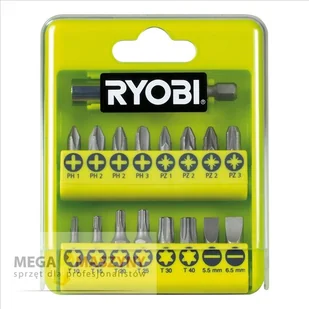 RYOBI RAK17SD - Zestaw 17 bitów z uchwytem magnetycznym 5132002550 - Bity - miniaturka - grafika 2