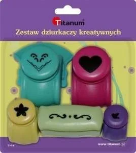 Zestaw dziurkaczy kreatywnych 5szt T-01 - Dekoracje domu - miniaturka - grafika 2