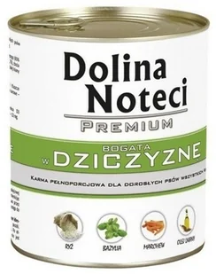 Dolina Noteci Premium Pies Dziczyzna Puszka 800g - Mokra karma dla psów Dolina Noteci Premium Pies Dziczyzna Puszka 800g - Mokra karma dla psów - miniaturka - grafika 4