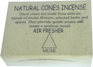 Kadzidła i dodatki - Musk cones - Piżmo - miniaturka - grafika 1