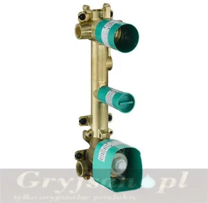 Hansgrohe Citterio E, Moduł z termostatem do 2 odbiorników, z płytką, montaż podtynko - Stelaże i zestawy podtynkowe do WC Hansgrohe Citterio E, Moduł z termostatem do 2 odbiorników, z płytką, montaż podtynko - Stelaże i zestawy podtynkowe do WC - miniaturka - grafika 2