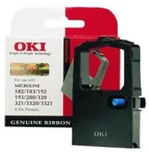 Taśmy do drukarek barwiące - OKI taśma Oryginalna RIB-320 (RIB320) (Czarny) | Darmowa - miniaturka - grafika 1