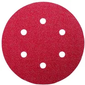 Materiały ścierne - Bosch Papier ścierny ekscentryczny z rzepem perforowane wielkość ziarna 120 150 mm 2609256A32 5 szt - miniaturka - grafika 1
