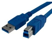 Kable USB - Alida Systems USB 3.0 * Aktuelle Version * - Super Speed   - A Stecker auf B Stecker - 3 Meter. Kaufen Sie keine veraltete USB 2.0-Kabel - USB 3.0 unterstützt Datenübertragungsraten von bis zu 5 Gbps (Hardware ab (3MUSB3A-B) - miniaturka - grafika 1